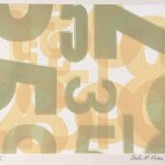 colorful image with layers of numerals
