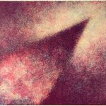 abstracted image with diagonal triangle
