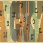colorful image with layers of letterforms