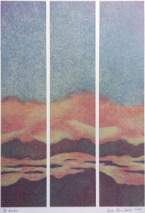 view of a sunset